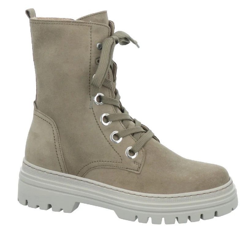 women's platform ankle bootsGABOR 91.721.11 SUEDE BIKER BOOT