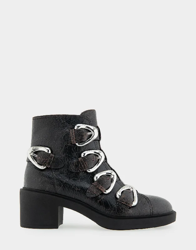 women's ankle boots with over-the-knee lookGavyn