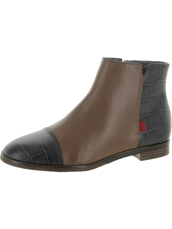 women's suede bootiesHerald SQ Womens Leather Round Toe Ankle Boots