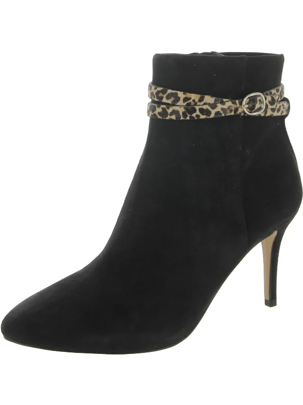 women's booties with studsKami Womens Suede Stiletto Ankle Boots