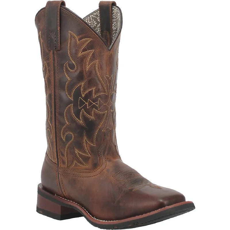 women's moto boots with quilted panelsLaredo Women's Anita Leather Boot 5602