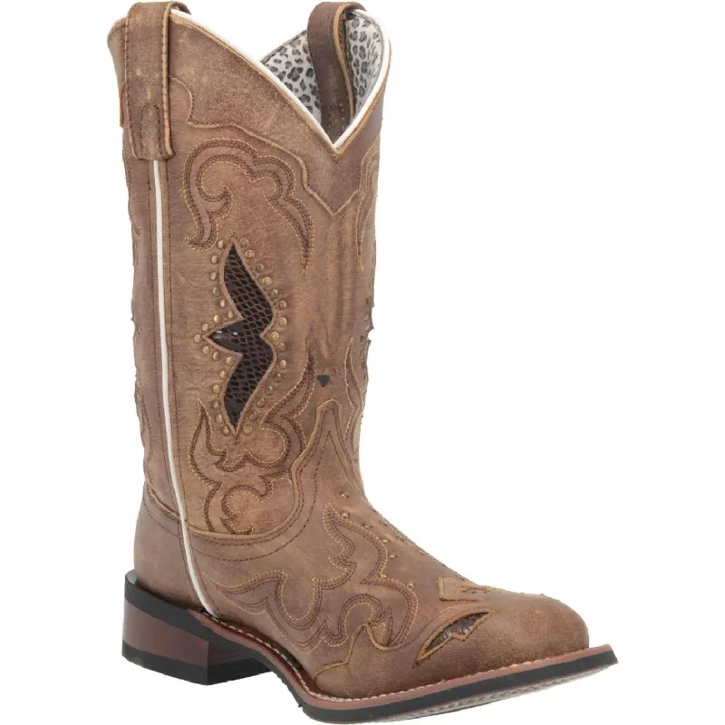women's western boots with pull tabsLaredo Women's Spellbound Leather Boot 5661