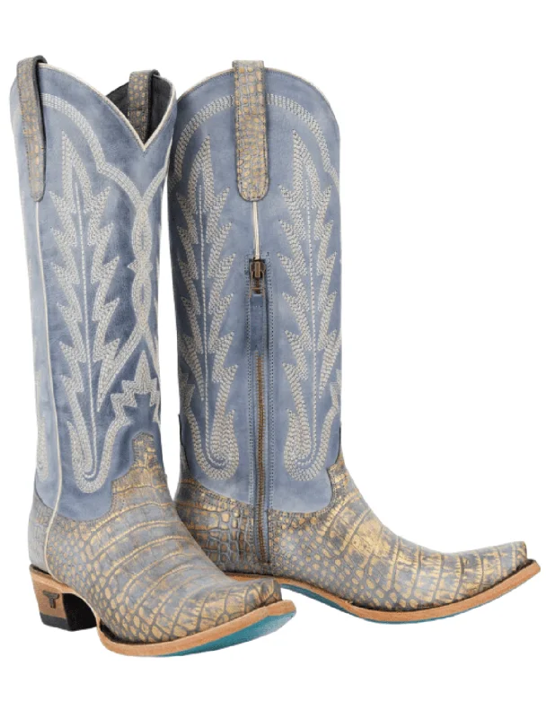 women's western boots with pull tabsLANE WOMENS SKYLIGHT GILDED DENIM BOOTS LB0498B women's western boots with pull tabsLANE WOMENS SKYLIGHT GILDED DENIM BOOTS LB0498B