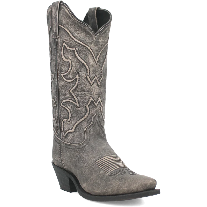 women's leather moto boots with bucklesLaredo Weathered Black Reva Snip Toe Western Boots for Women women's leather moto boots with bucklesLaredo Weathered Black Reva Snip Toe Western Boots for Women