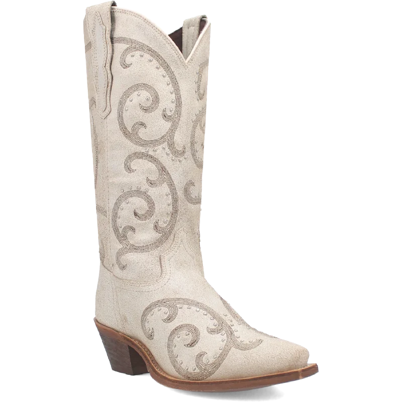 women's western boots for ridingLaredo Women's Off White Haisley Snip Toe Western Boots Accented with Metallic Studs women's western boots for ridingLaredo Women's Off White Haisley Snip Toe Western Boots Accented with Metallic Studs