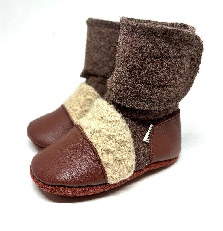 women's booties with bucklesLittle Earth Felted Wool Booties