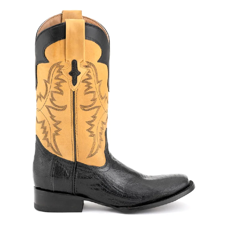 women's short cowboy bootsNash Ostrich Square Toe Cowboy Boots