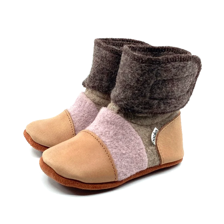 women's booties for casual wearNeapolitan Felted Wool Booties