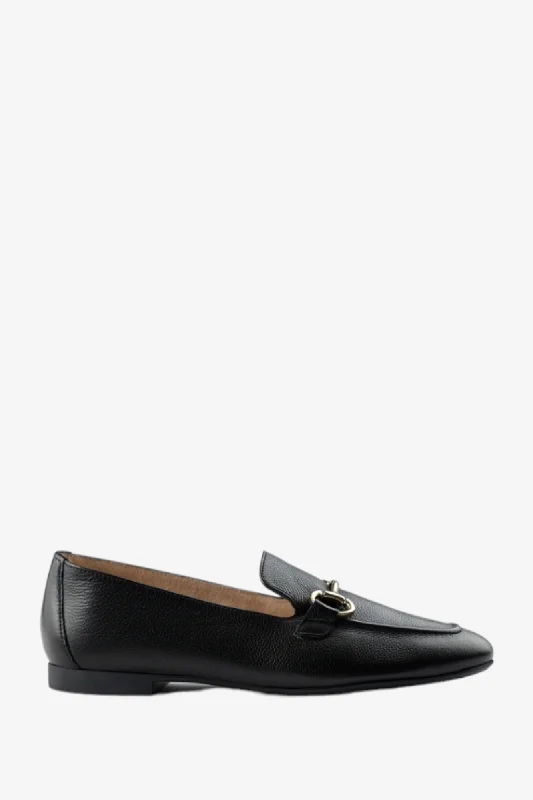 women's ankle boots with unique patternsPAUL GREEN BLACK SUPER SOFT LEATHER LOAFER