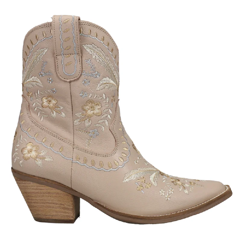 women's combat ankle bootsPrimrose Embroidered Floral Snip Toe Cowboy Booties