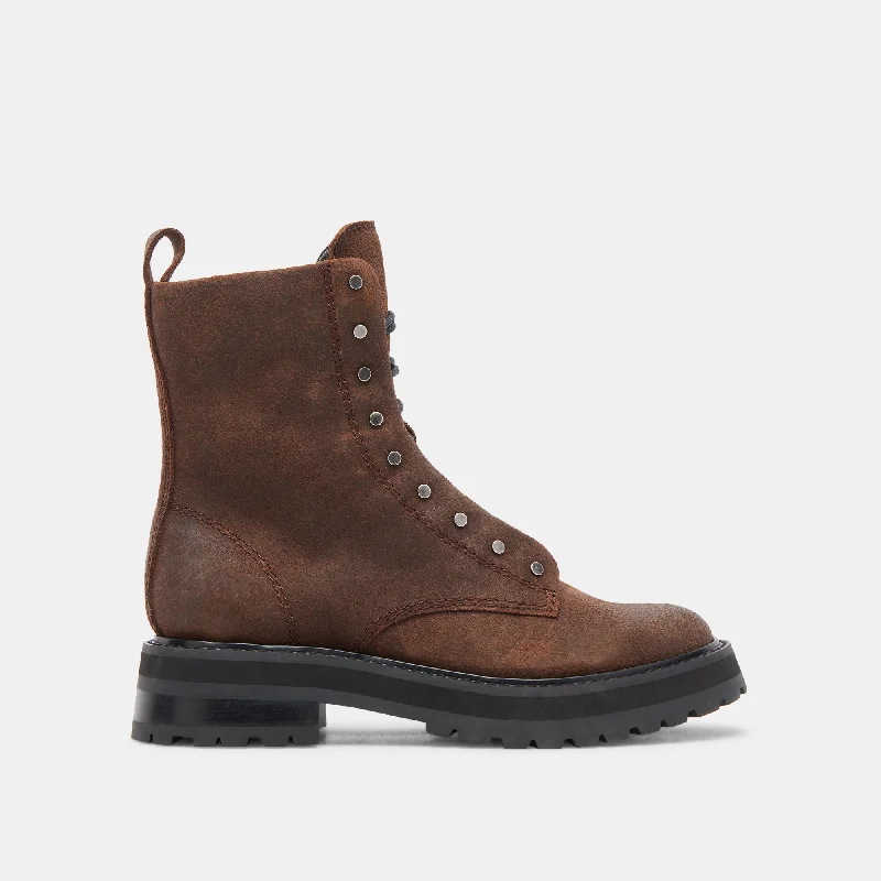 women's winter bootiesRANIER BOOTS COCOA SUEDE