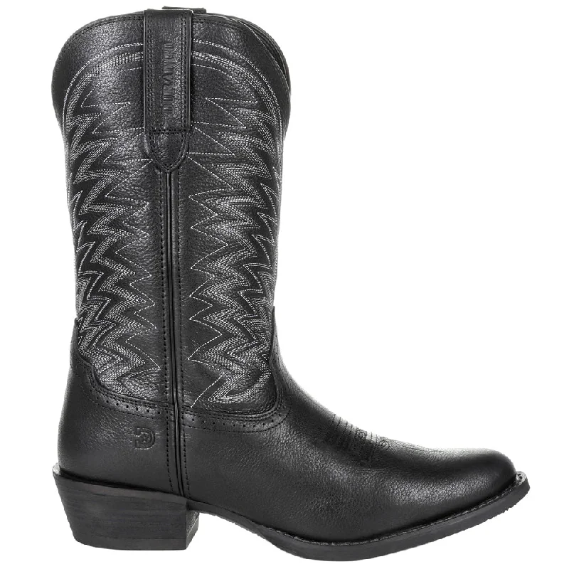 women's western bootsRebel Frontier Black Western Round Toe Cowboy Boots