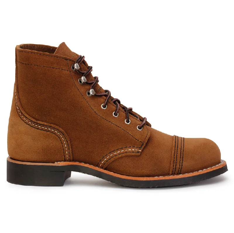 women's platform ankle bootsIron Ranger Suede Leather Women's Ankle Boots