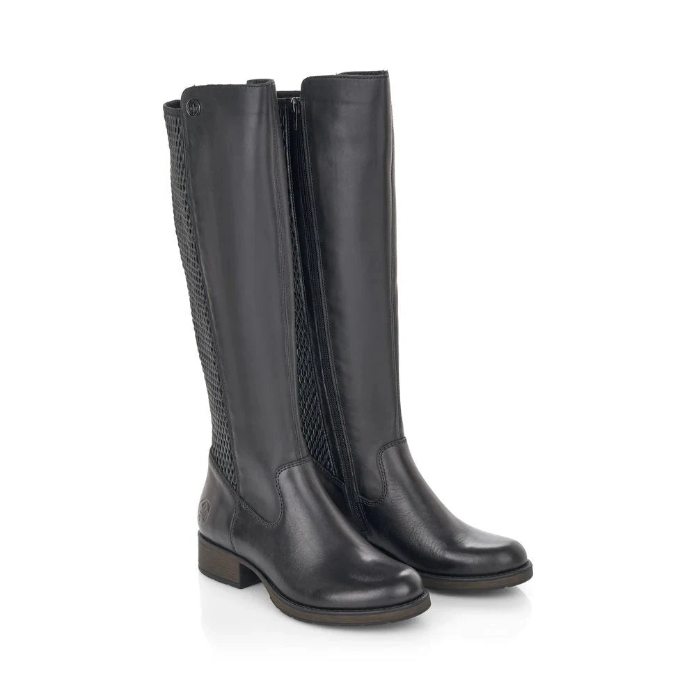 women's booties with peep toeRieker Faith 91