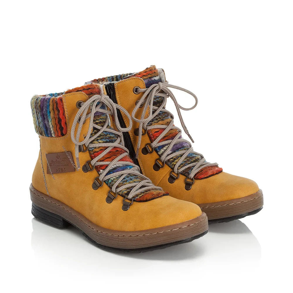 women's booties with fringeRieker Felicitas