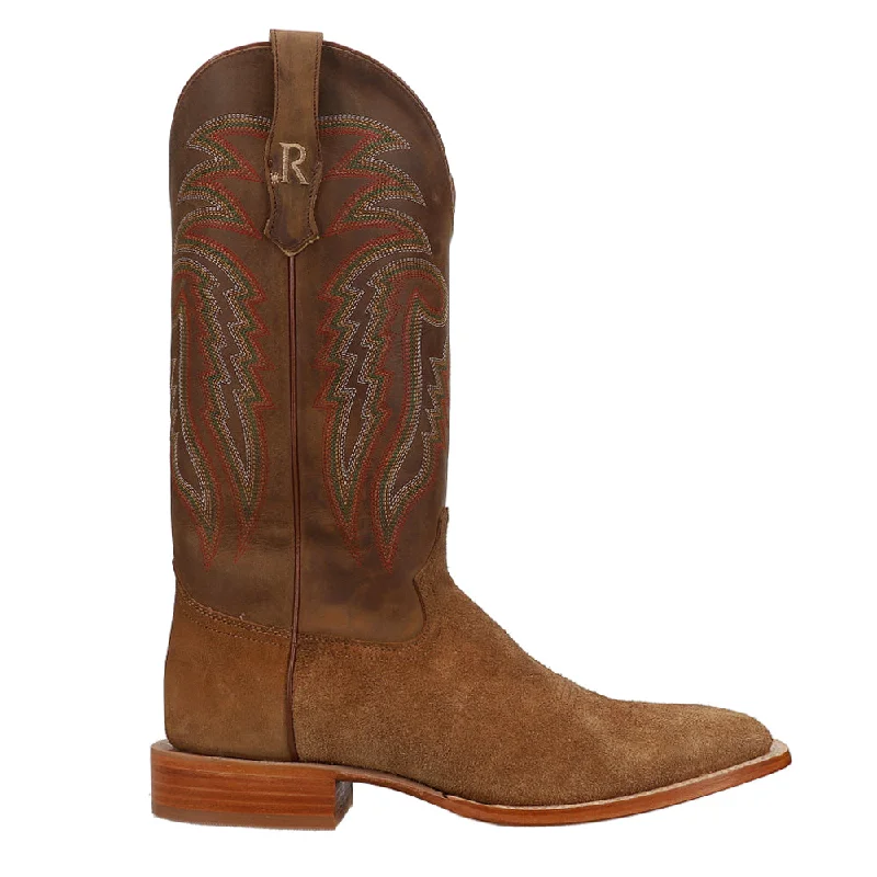 women's cowboy boots for dancingRough Out Wide Square Toe Cowboy Boots