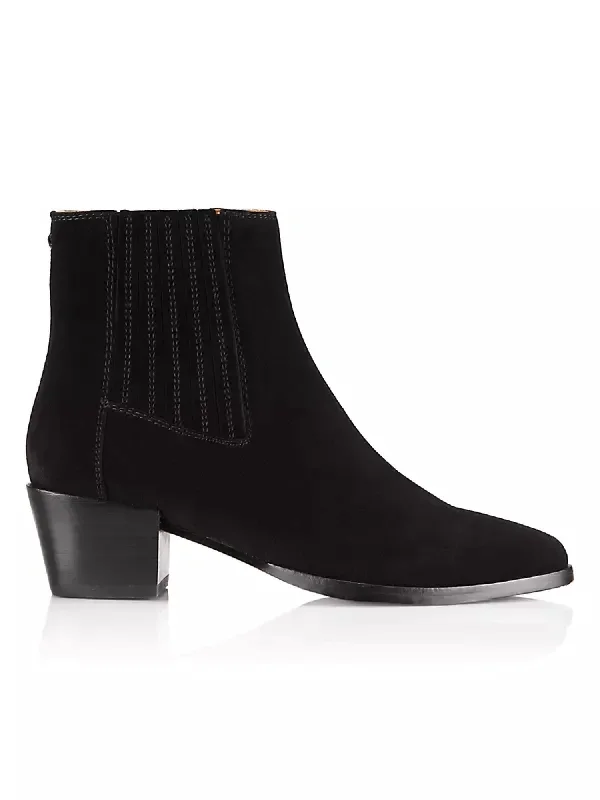 women's booties with combat styleRover Boot In Black