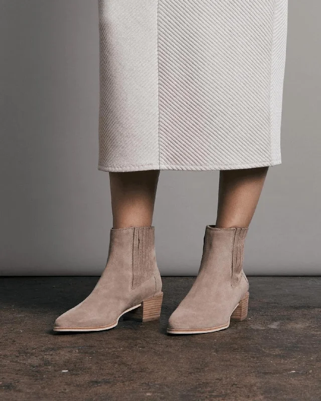 women's booties with chukka styleRover Boot In Warm Gray