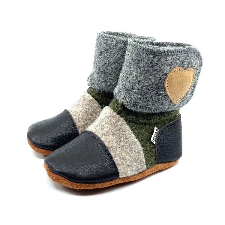 women's booties with tassel detailSapling Felted Wool Booties