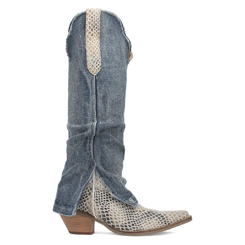 women's cowboy boots with fringeShabby Lizard Print Snip Toe Cowboy Boots
