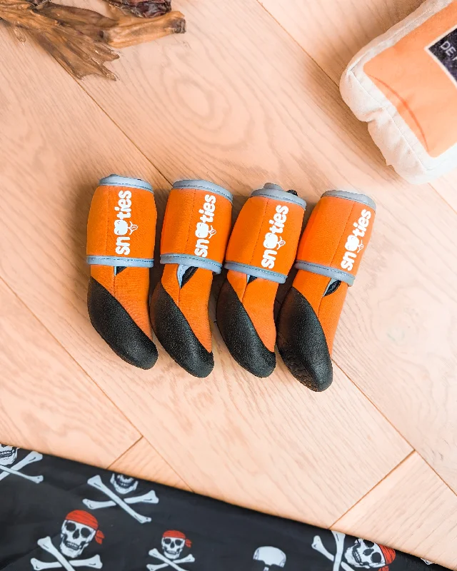 women's booties with studsSnooties Original Booties - Tangerine Tootsies