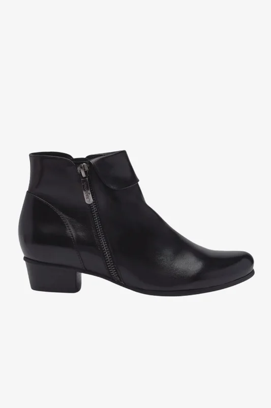 women's ankle boots with fringeSTEFANY-333 Black