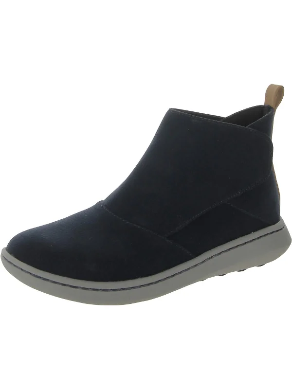 women's booties for rainy daysStep Move Up Womens Faux Leather Comfort Ankle Boots