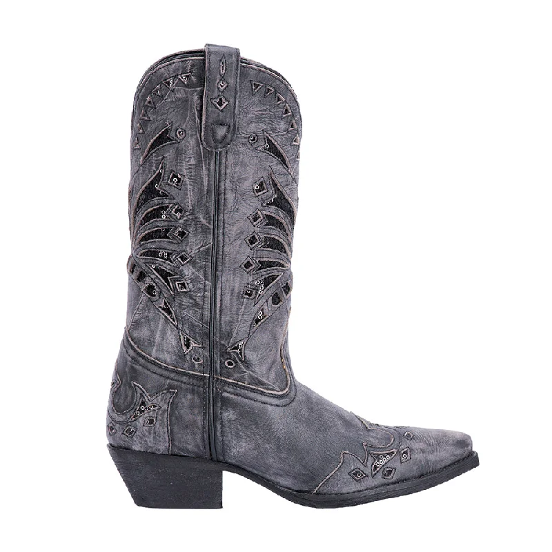 women's cowboy boots with snip toeStevie Tooled-Inlay Snip Toe Cowboy Boots