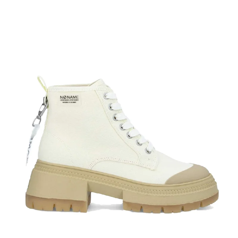 women's ankle boots with tasselStrong Boots Canvas Recycled in Ivory