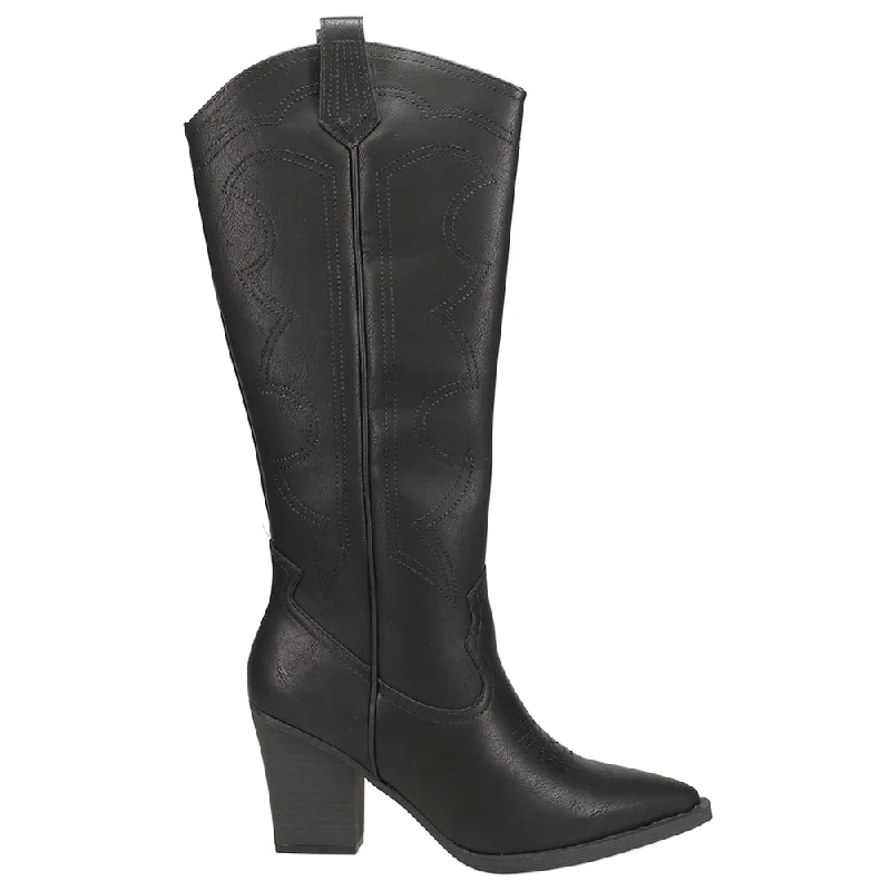 women's cowboy boots with zippersTex Western Zippered Pointed Toe Boots