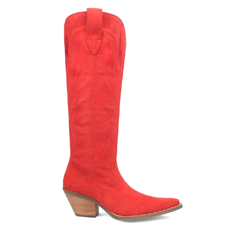 women's cowboy boots for ridingThunder Road Embroidered Snip Toe Cowboy Boots