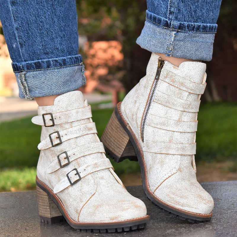 women's booties with block heelWest Haven Vintage Booties*