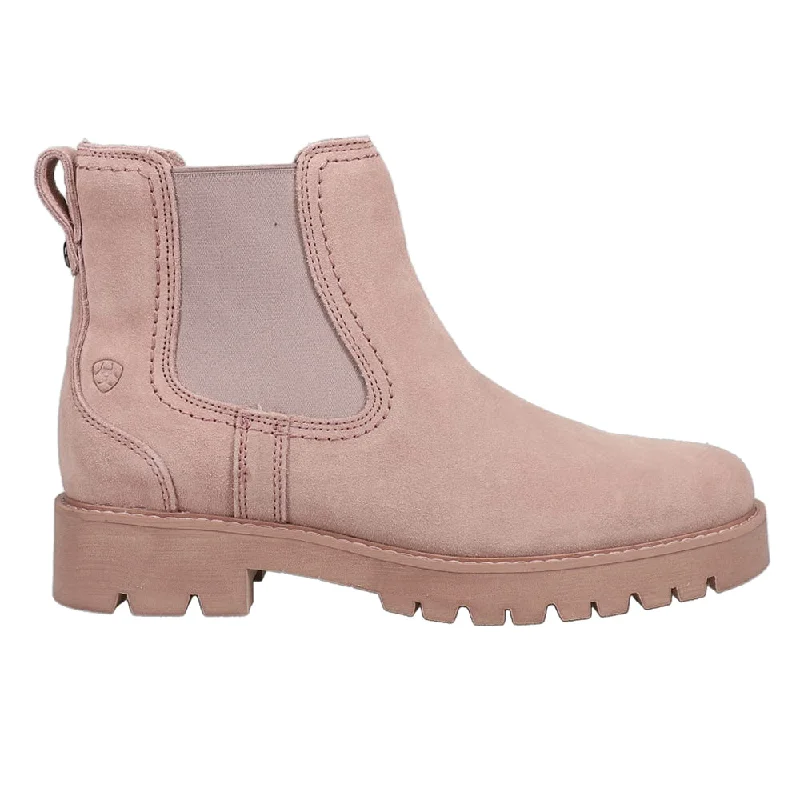 women's ankle boots with square toeWexford Lug Chelsea Round Toe Boots