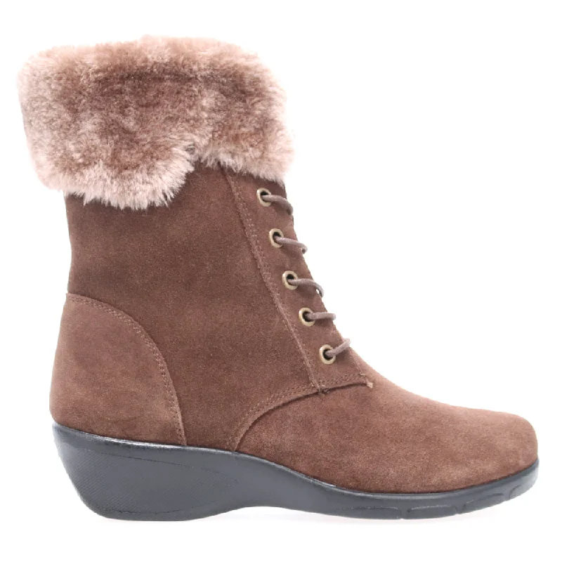 women's ankle boots with padded insolesWinslow Winter Lace Up Booties