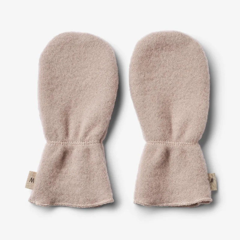 women's booties with tassel detailWool Fleece Miitens Jay - dry rose