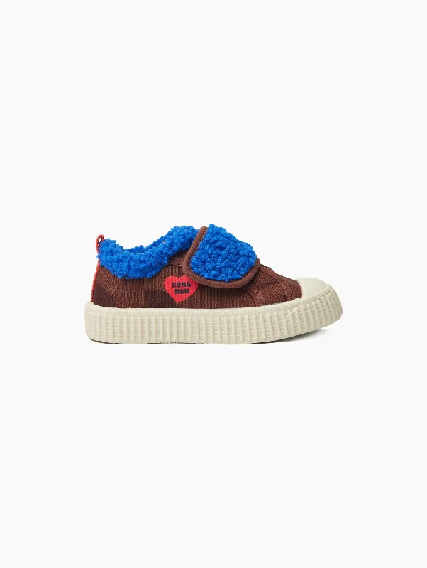 Kids' canvas shoes with adjustable strapsCashmere Canvas Shoes