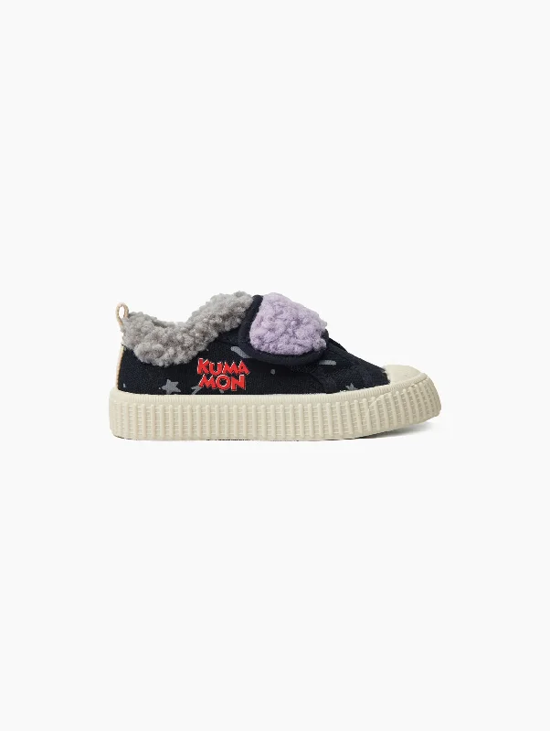 Women's canvas shoes with a sequined patternCashmere Canvas Shoes
