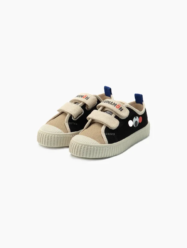 Kids' canvas shoes with a removable insoleKuma Bear Printed Canvas Shoes