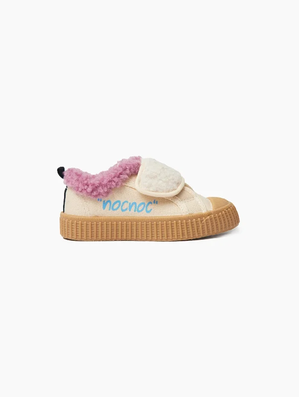 Men's canvas shoes with a suede - like textureCashmere Canvas Shoes