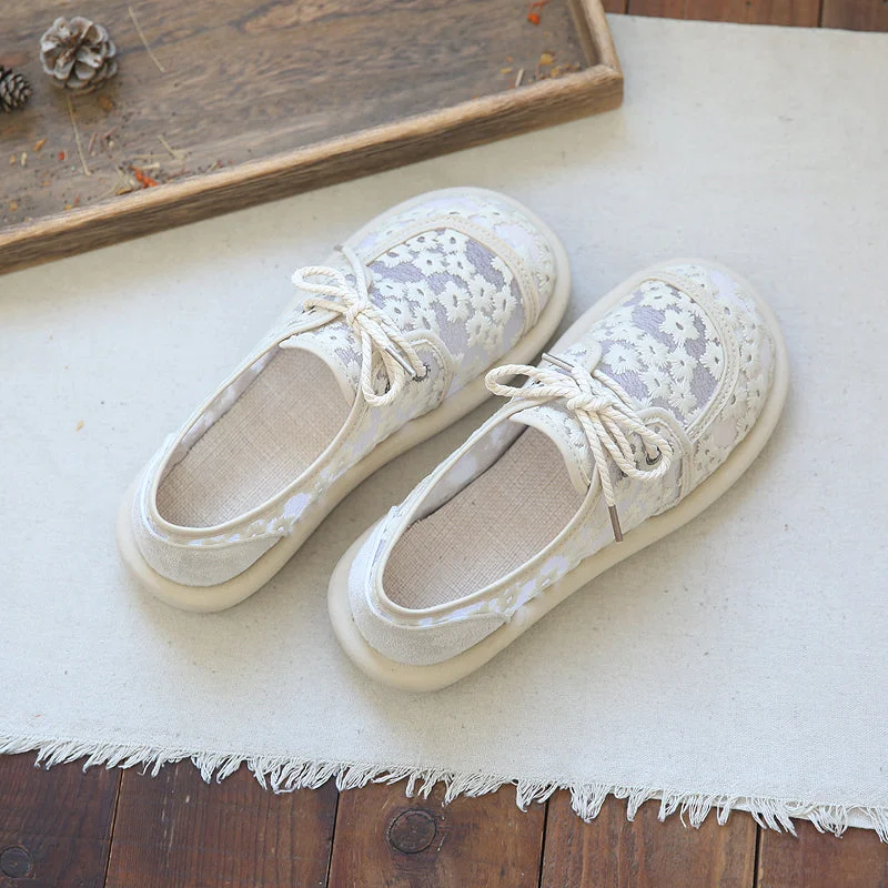 Men's canvas shoes with a perforated design for ventilationWomen Retro Casual Summer Breathable Canvas Shoes Men's canvas shoes with a perforated design for ventilationWomen Retro Casual Summer Breathable Canvas Shoes