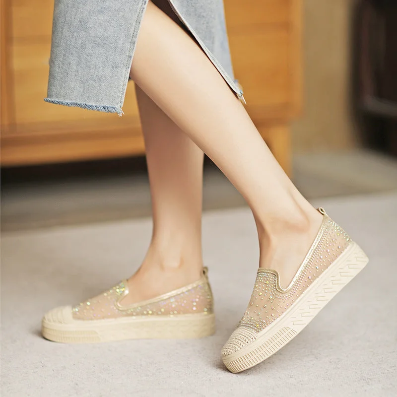 Men's canvas shoes with a vegan - friendly materialWomen Summer Mesh Casual Flats Shoes Men's canvas shoes with a vegan - friendly materialWomen Summer Mesh Casual Flats Shoes